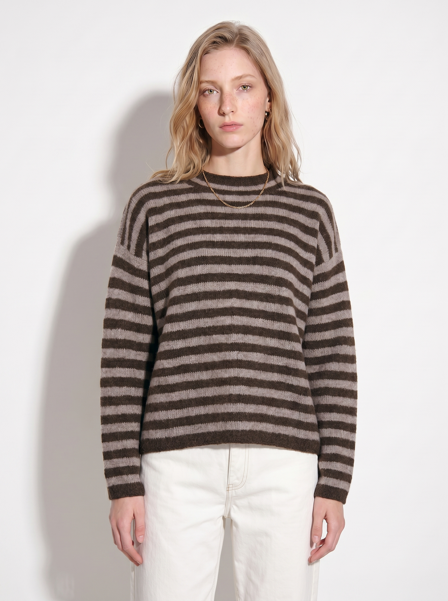 A-08 The Earth-Tone Whisper Knit
