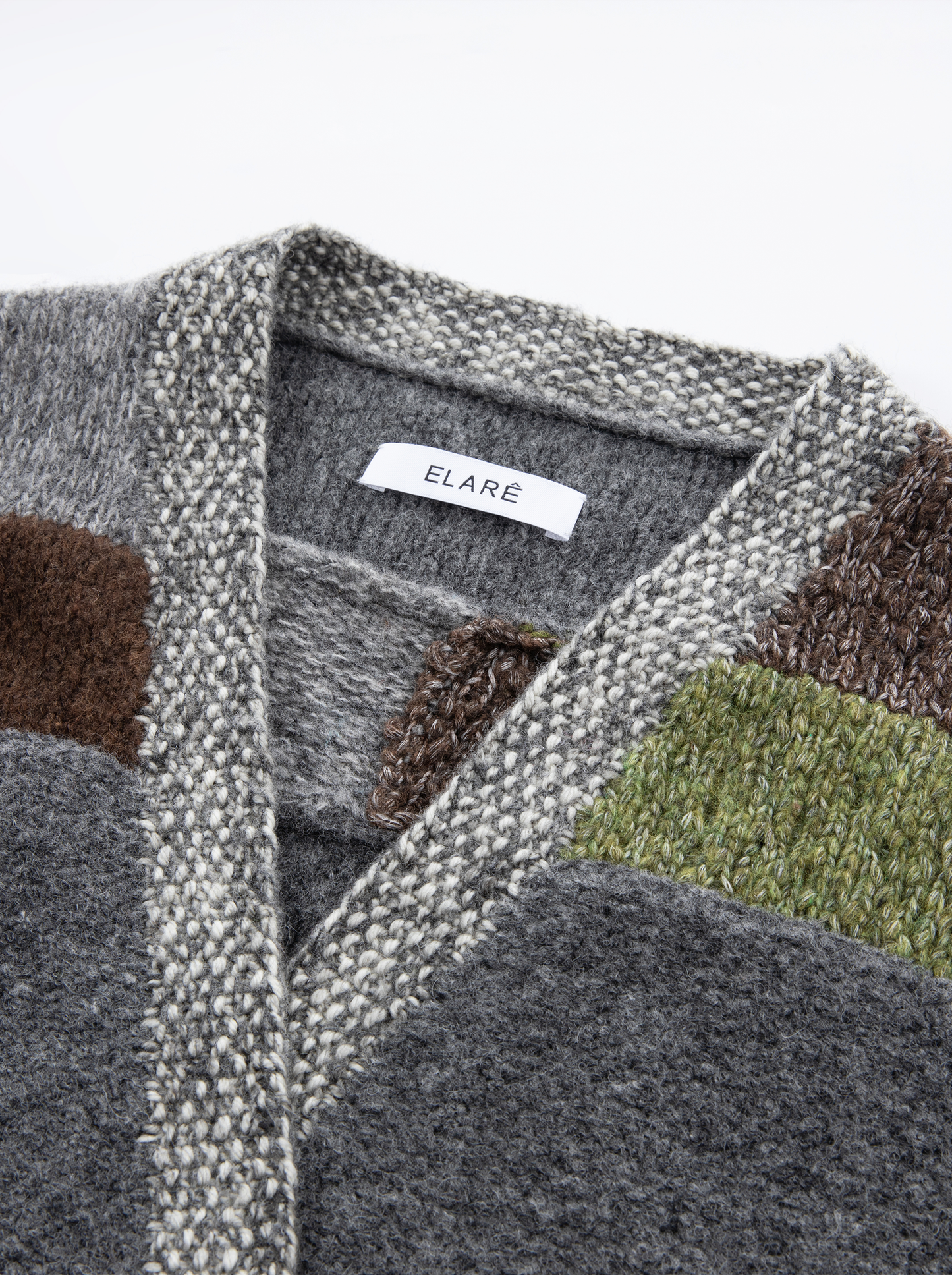 A-03 Patchwork Wrap Cardigan