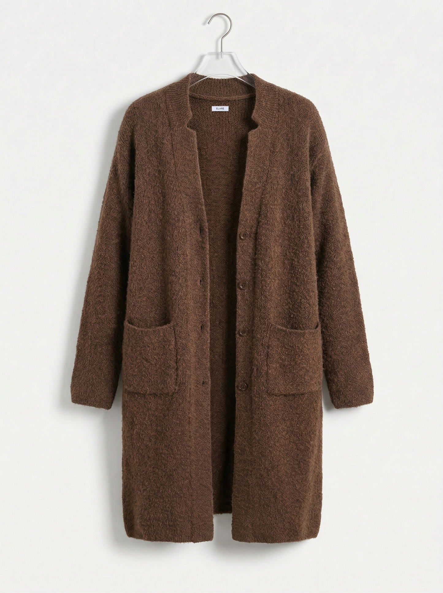 A-10 The Hand-Knit Lambswool Coatigan