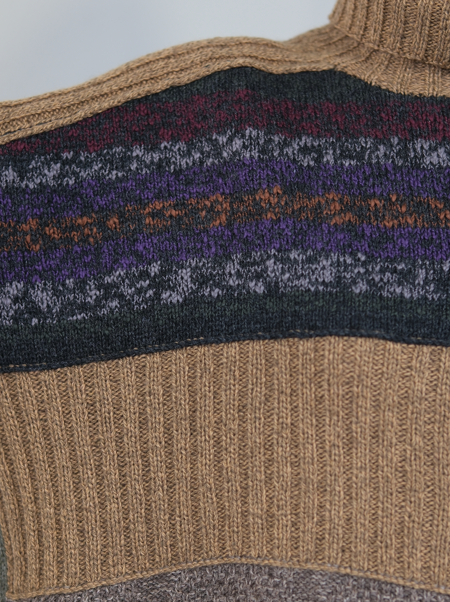 A-26 The Alpine Patchwork Turtleneck