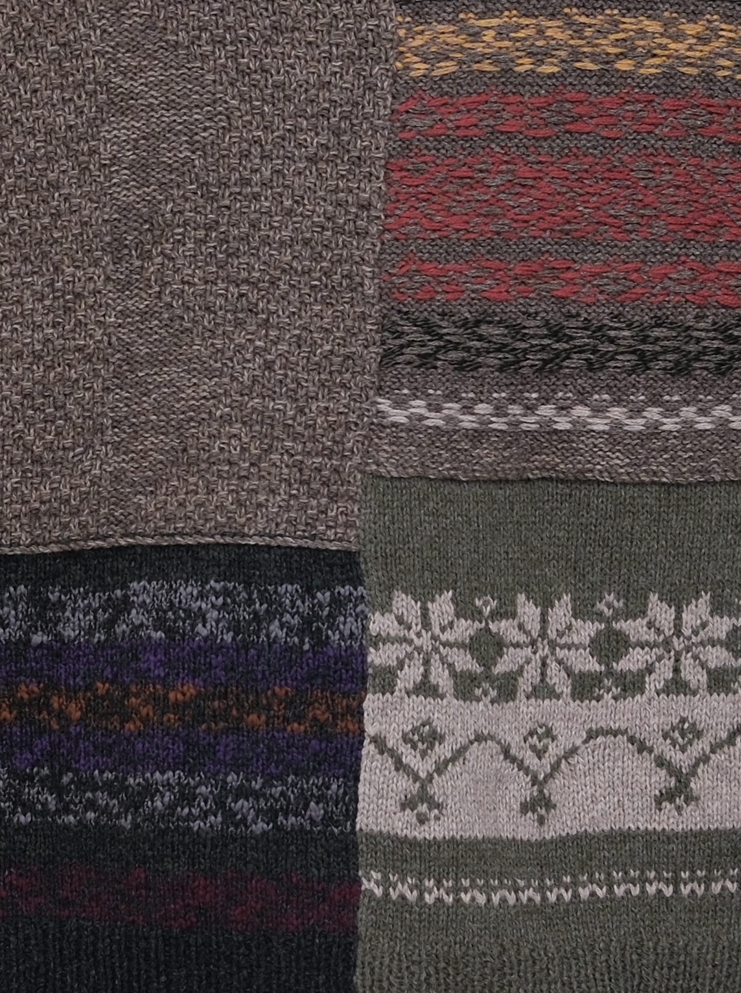 A-26 The Alpine Patchwork Turtleneck
