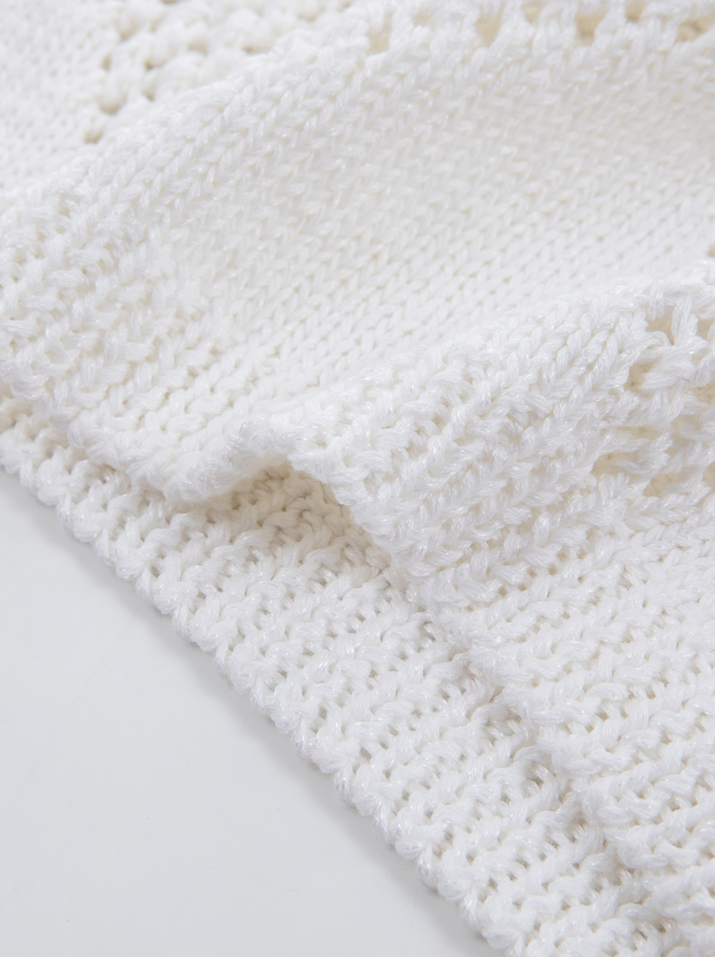 A-15 The Hand-Knit Cotton-Silk Vest