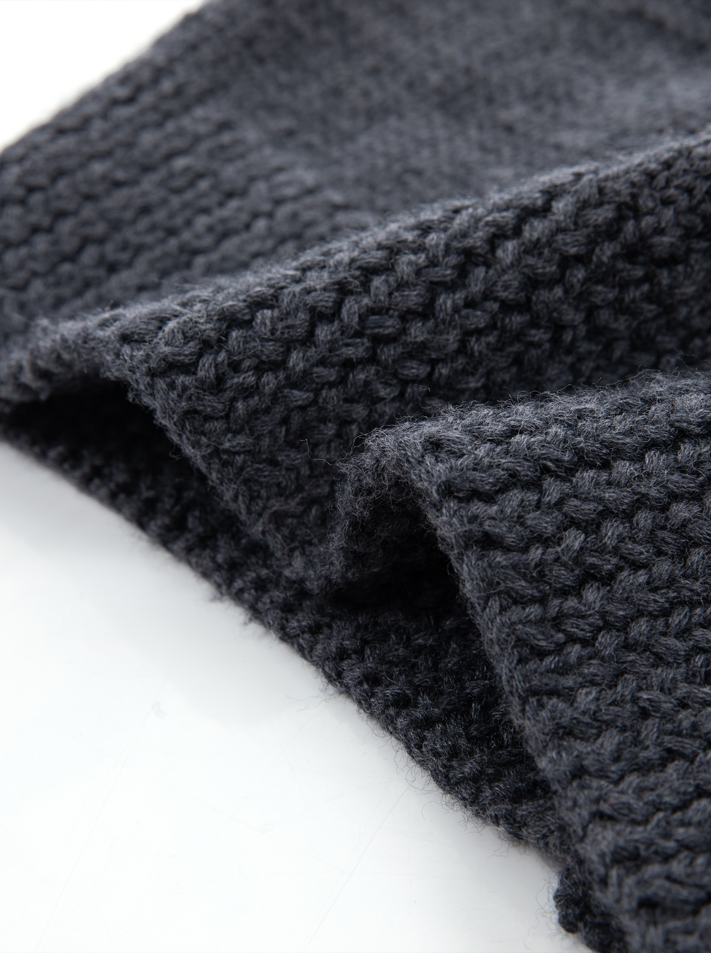 A-05 Hand-Knit Textured Crop Cardigan