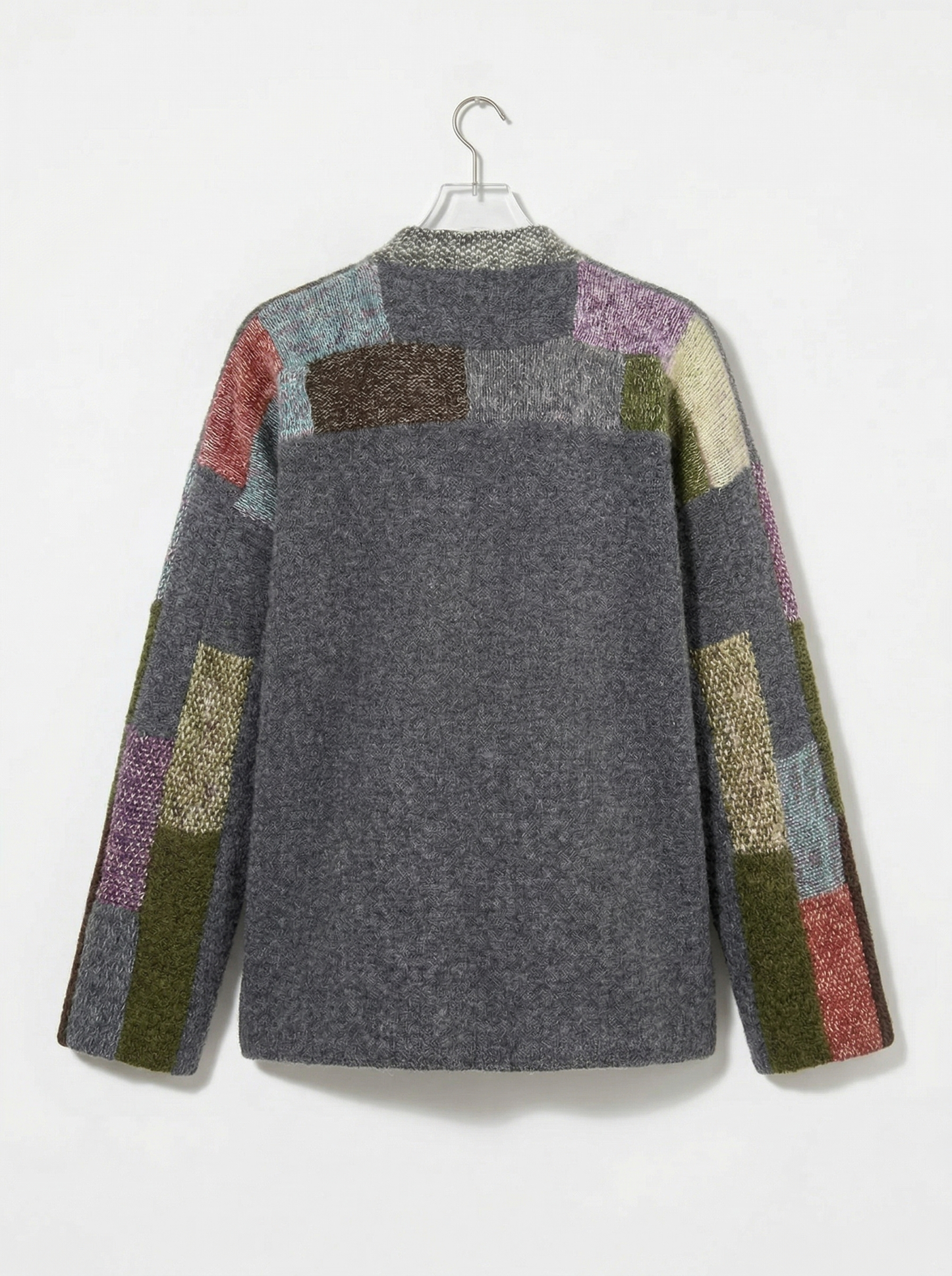 A-03 Patchwork Wrap Cardigan