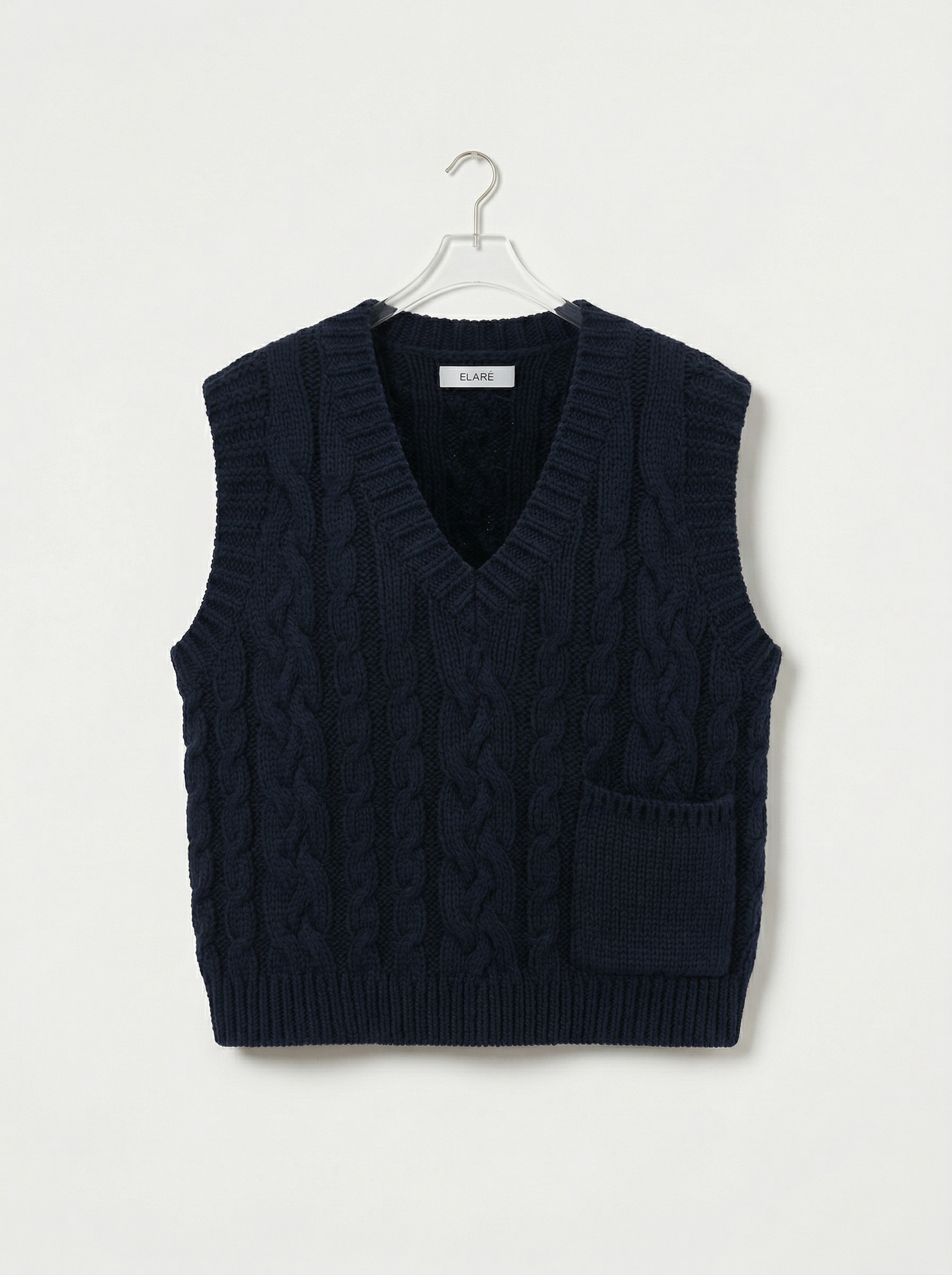 A-14 The Classic Cable Knit Vest