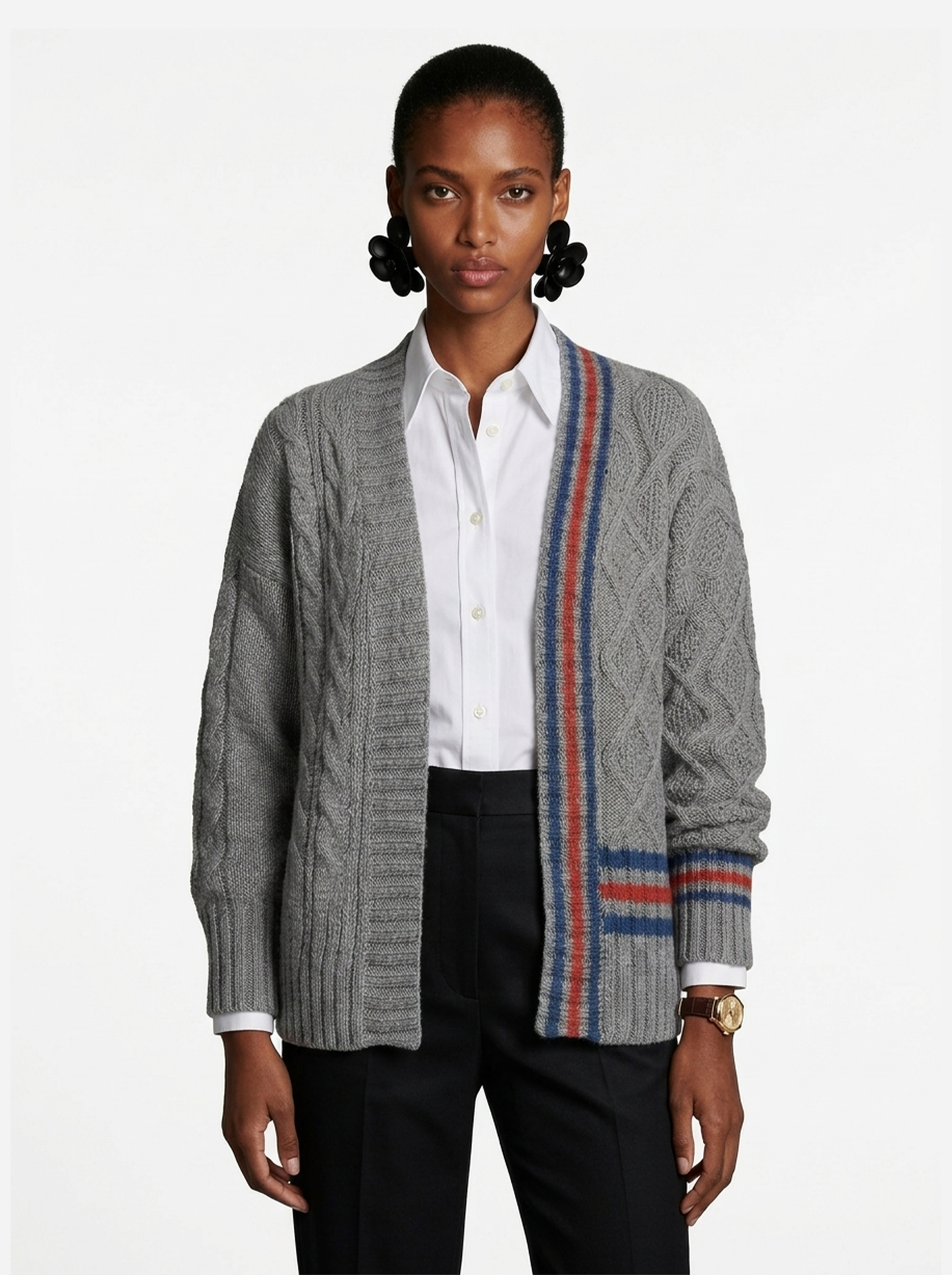 A-13 The Asymmetric Varsity Cardigan