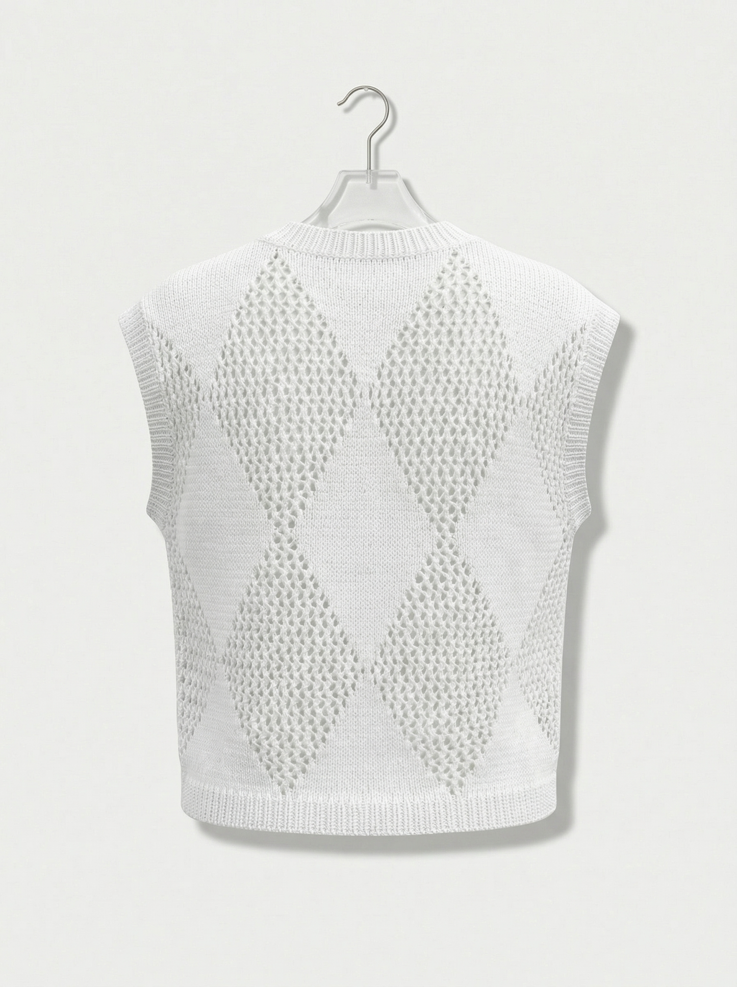 A-15 The Hand-Knit Cotton-Silk Vest