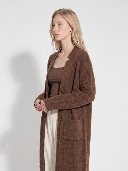 A-10 The Hand-Knit Lambswool Coatigan