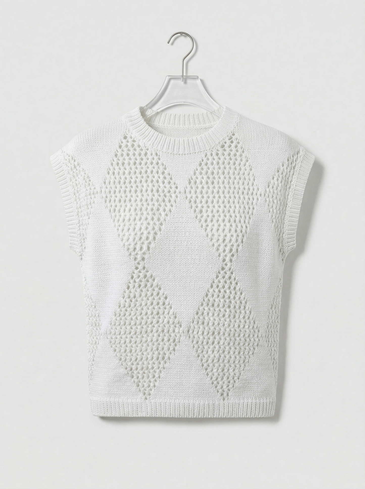 A-15 The Hand-Knit Cotton-Silk Vest