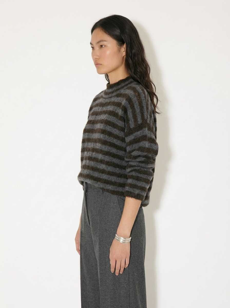 A-08 The Earth-Tone Whisper Knit